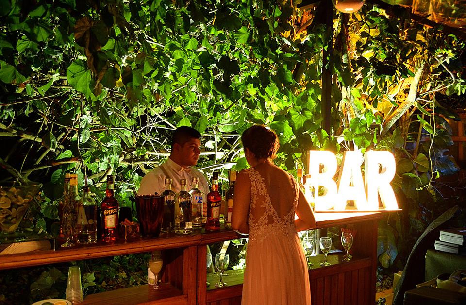 Letras ilumindas para eventos.