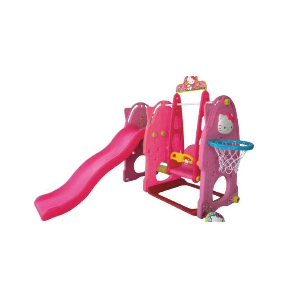 Cầu trượt xích đu Hello Kitty