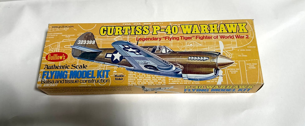 Thumbnail: Model Airplane Kit, Curtiss P-40 Warhawk