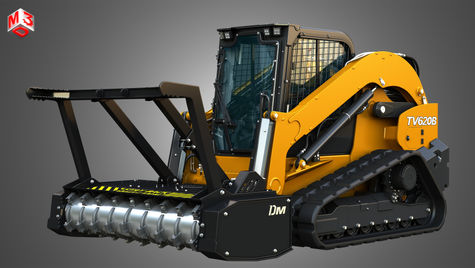 TV620B Compact Track Loader - Drum Mulcher