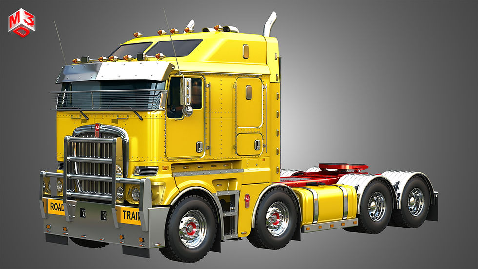 K200 Twin Steer - Big Cab Truck 3D model