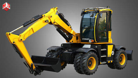 110W Hydradig Wheeled Excavator