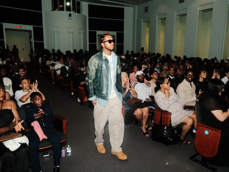 Alkeim Raines Jr walking in Jenevesque Media's pre-screening runway show, co-hosted by Brownmill Company, at the Newark Black Film Festival Premiere of Atelier: The Story of Brownmill Company on July 22, 2026 | Photographed by Zion Laster