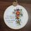 Thumbnail: Embroidery Circle Hoop, Cross with Flowers and Verse
