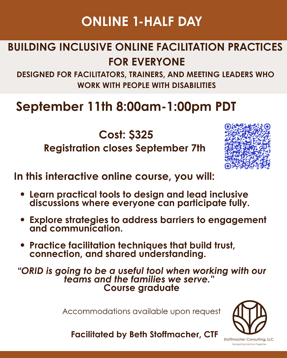 Building Inclusive Facilitation Practices for Everyone 1-Day Course