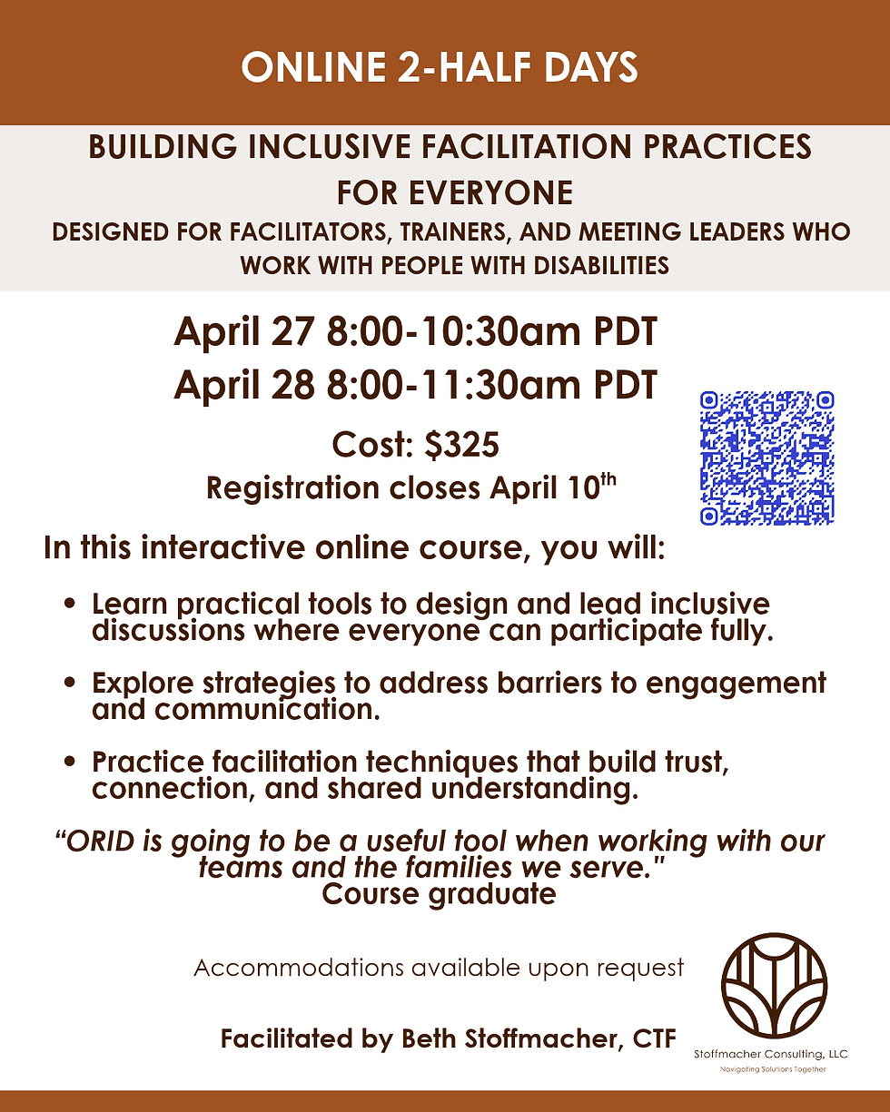 Building Inclusive Facilitation Practices for Everyone 2-Day
