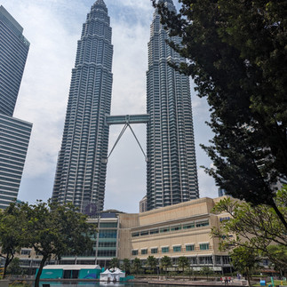 The beautiful Petronas Towers in Kuala Lumpur Malaysia