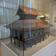 Mosque model at the Islamic Art Museum KL Malaysia
