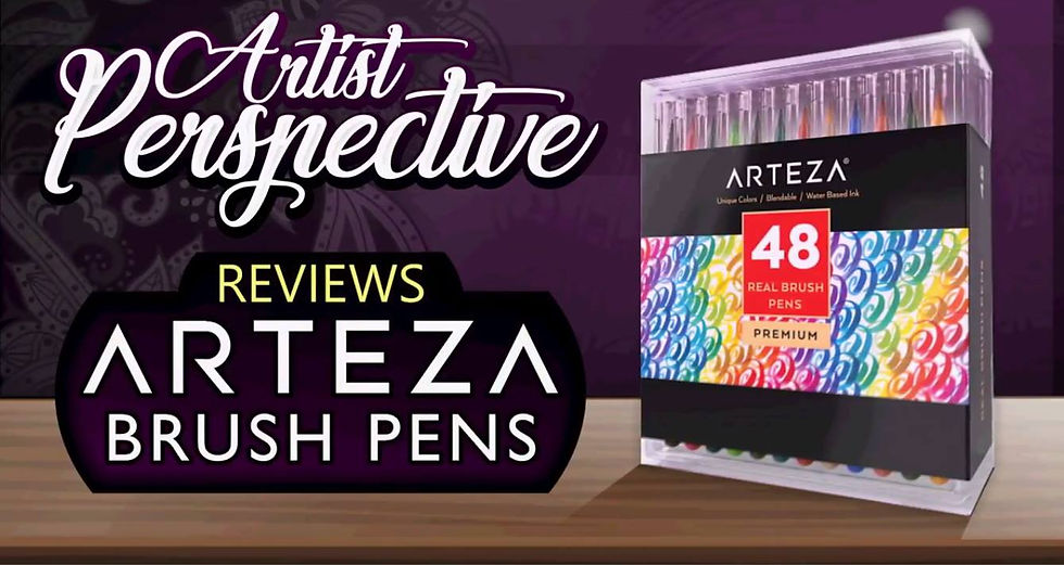 I got awesome brush pens by Arteza!