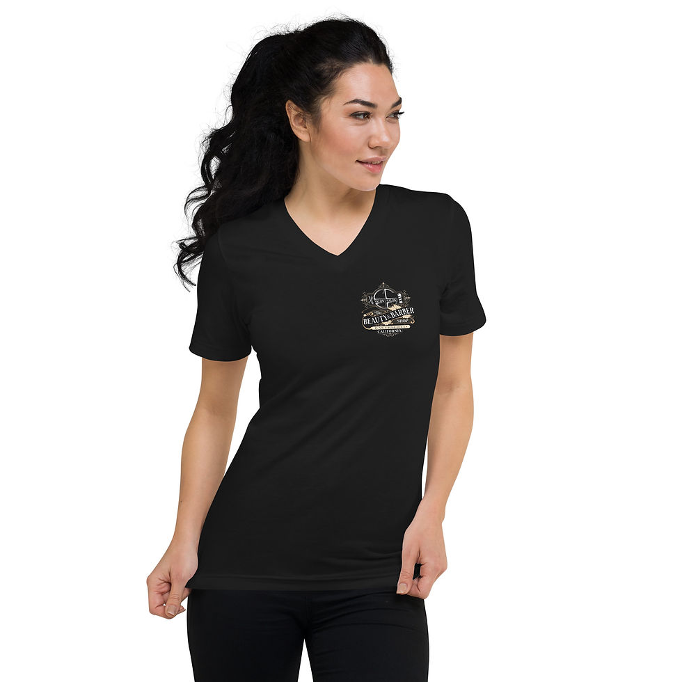 Thumbnail: Unisex Short Sleeve V-Neck T-Shirt