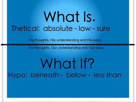 What Is vs. What If