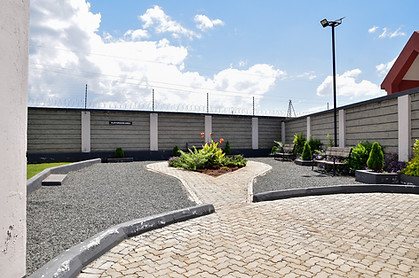 Seating area near playground