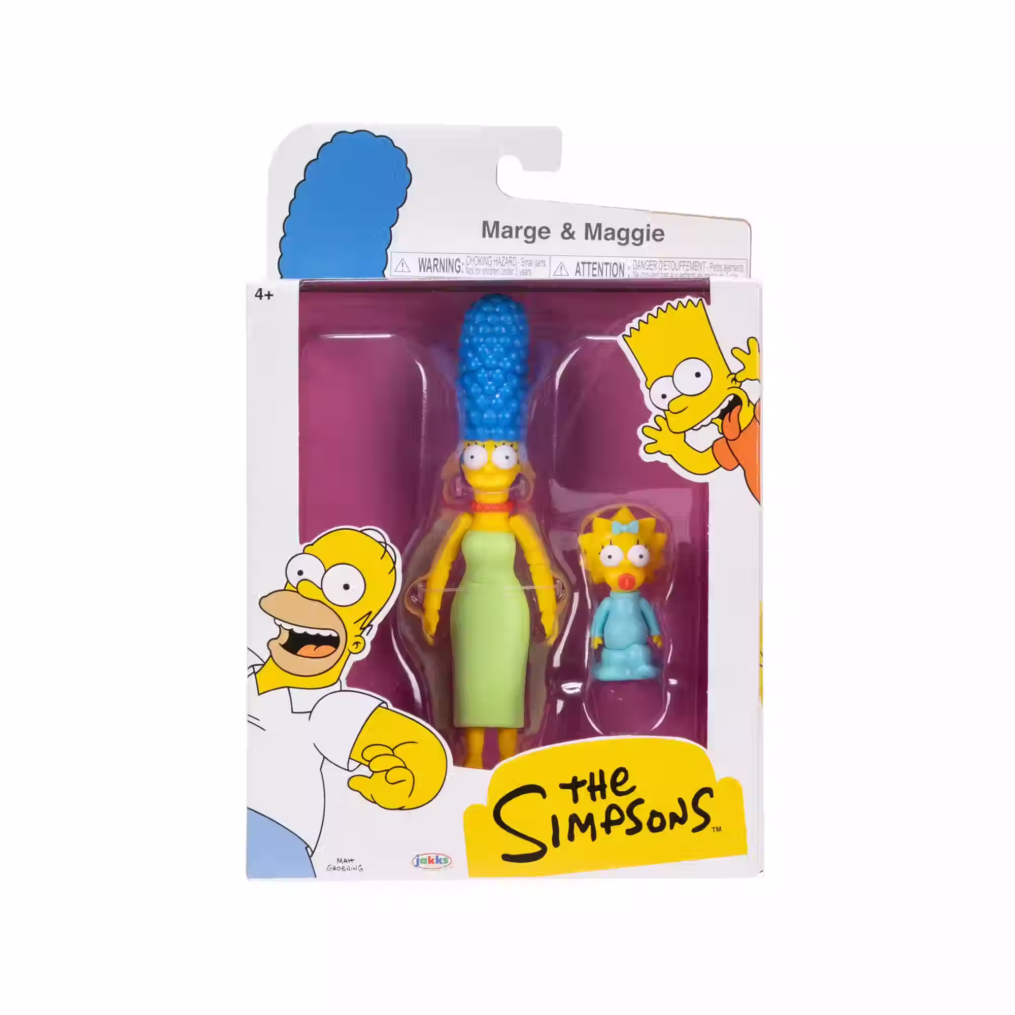 The Simpsons 5 inch Marge Simpson Action Figure with Maggie Simpson