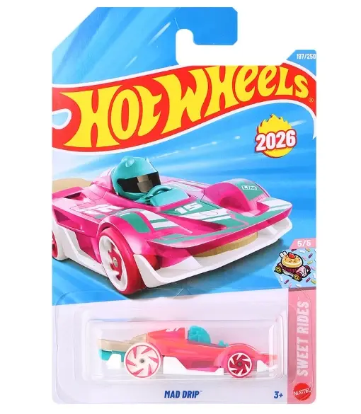 2026 Hot Wheels 197/250 MAD DRIP 1/64 Diecast Model Car