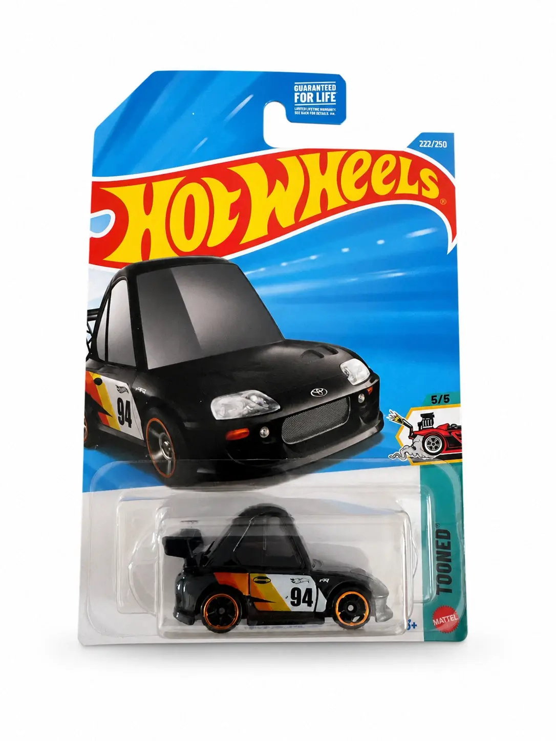 2026 New Hot Wheels Tooned '94 Toyota Supra Black K Case.