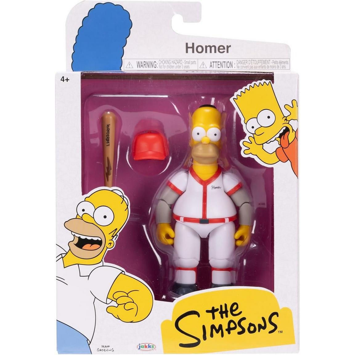 Jakks Pacific The Simpsons Baseball Homer 5-in Action Figure