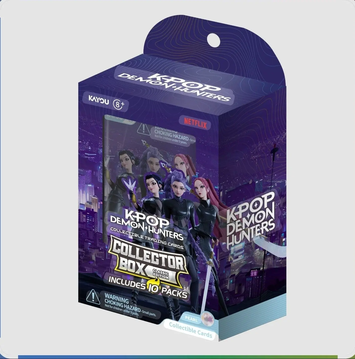 KPop Demon Hunters Collectible Trading Cards Collector Box Classic Edition
