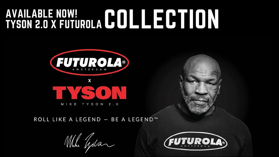 Mike Tyson 2.0 Futurola rolling papers and accessories available"