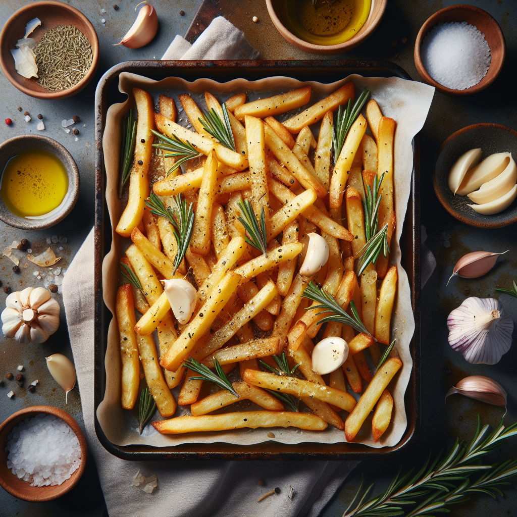 Fritas Rústicas com Alecrim e Alho