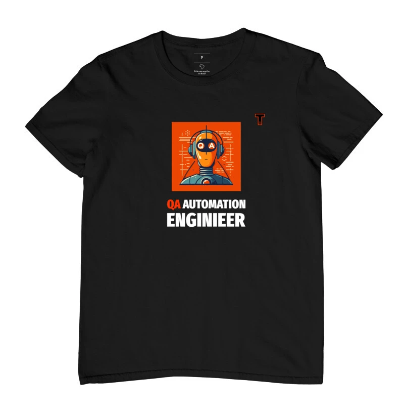 camiseta qa automation engineer