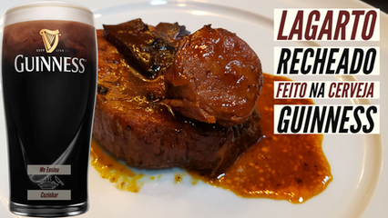 Receita de lagarto na cerveja preta : Lagarto recheado cozido na cerveja Guinnes