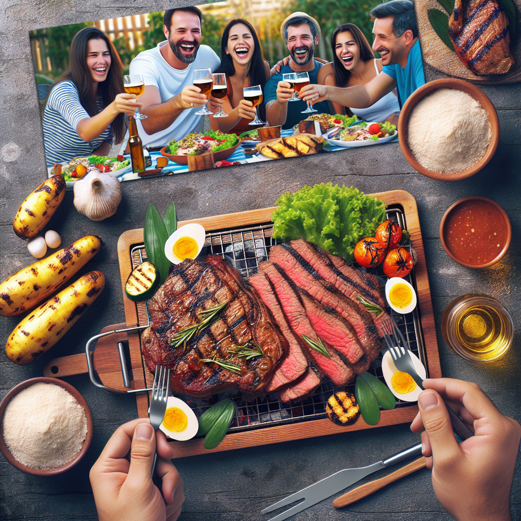 Churrasco de Fraldinha na Brasa