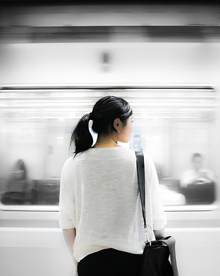 Woman at Subway