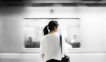 Woman at Subway