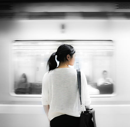 Woman at Subway
