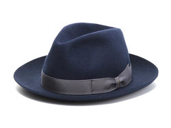 ネイビー × グレー