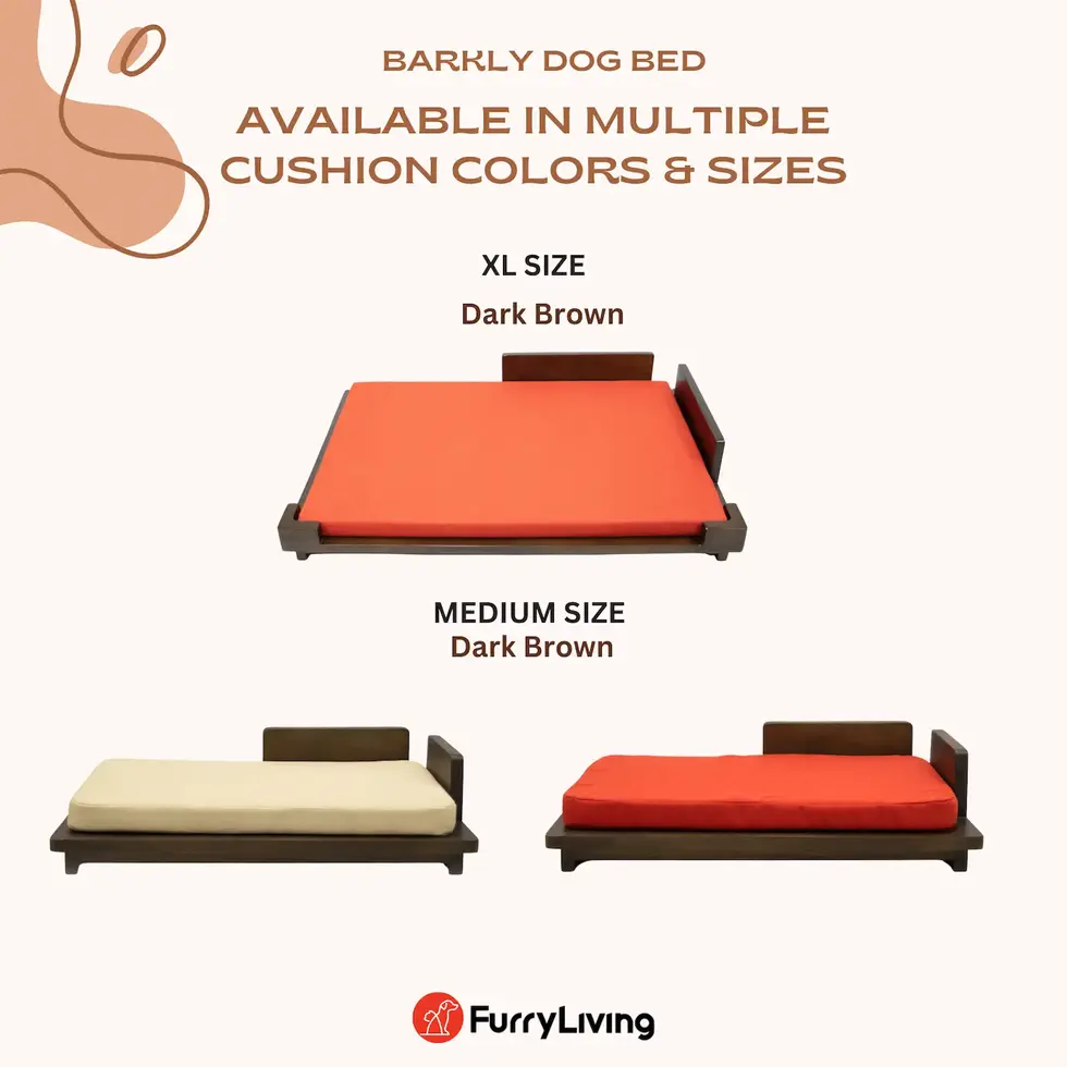 Barkly dog bed XL with cushion ALSO AVAILABLE IN MULTIPLE COLORS