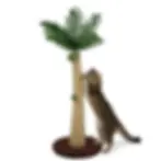 cat scratching pole coconut tree furryliving for kitten cute  3 feet tall