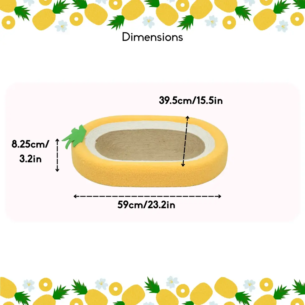 pineapple cute cat bed for feline kitten quirky