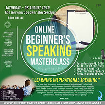The Nervous Inspirational Speaker Master