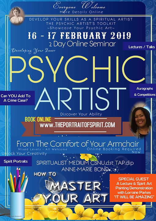 Psychic Artist 2 day Online Seminar 16-1