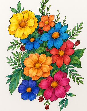 Anne Copic  Spirit Art Artwork flower multi.png