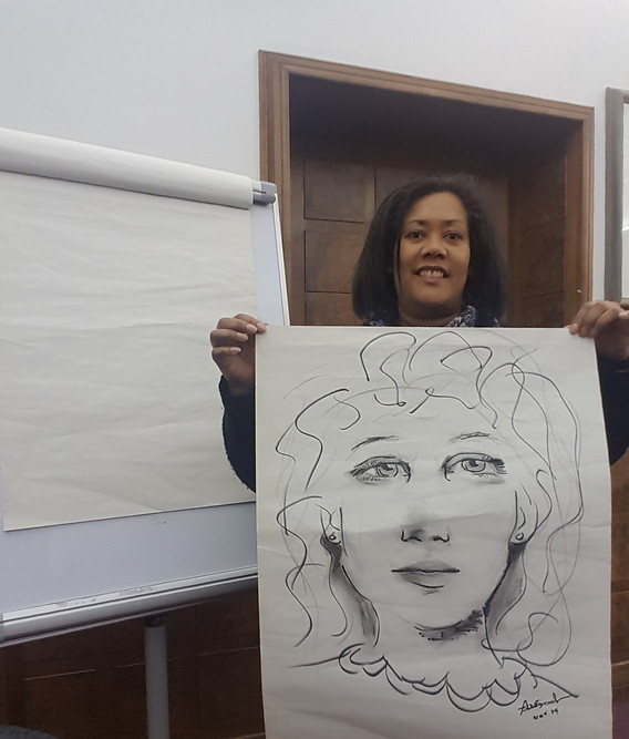 Spirit Portrait Psychic Art Demonstration Mediumship