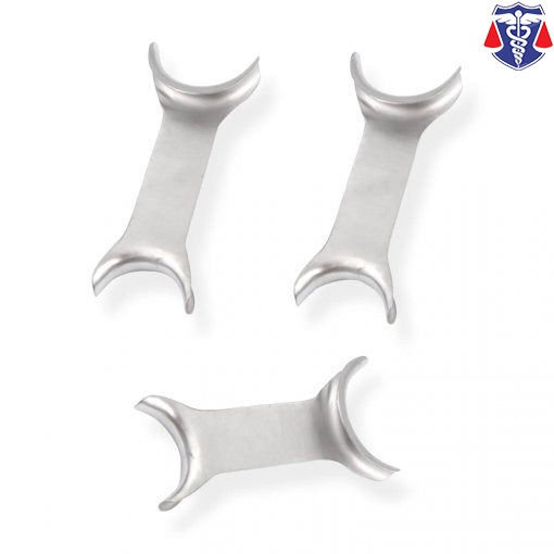 Thumbnail: Dental Mouth Opener Lip Tongue Cheek Retractors 3 Pcs Intraoral Double Headed