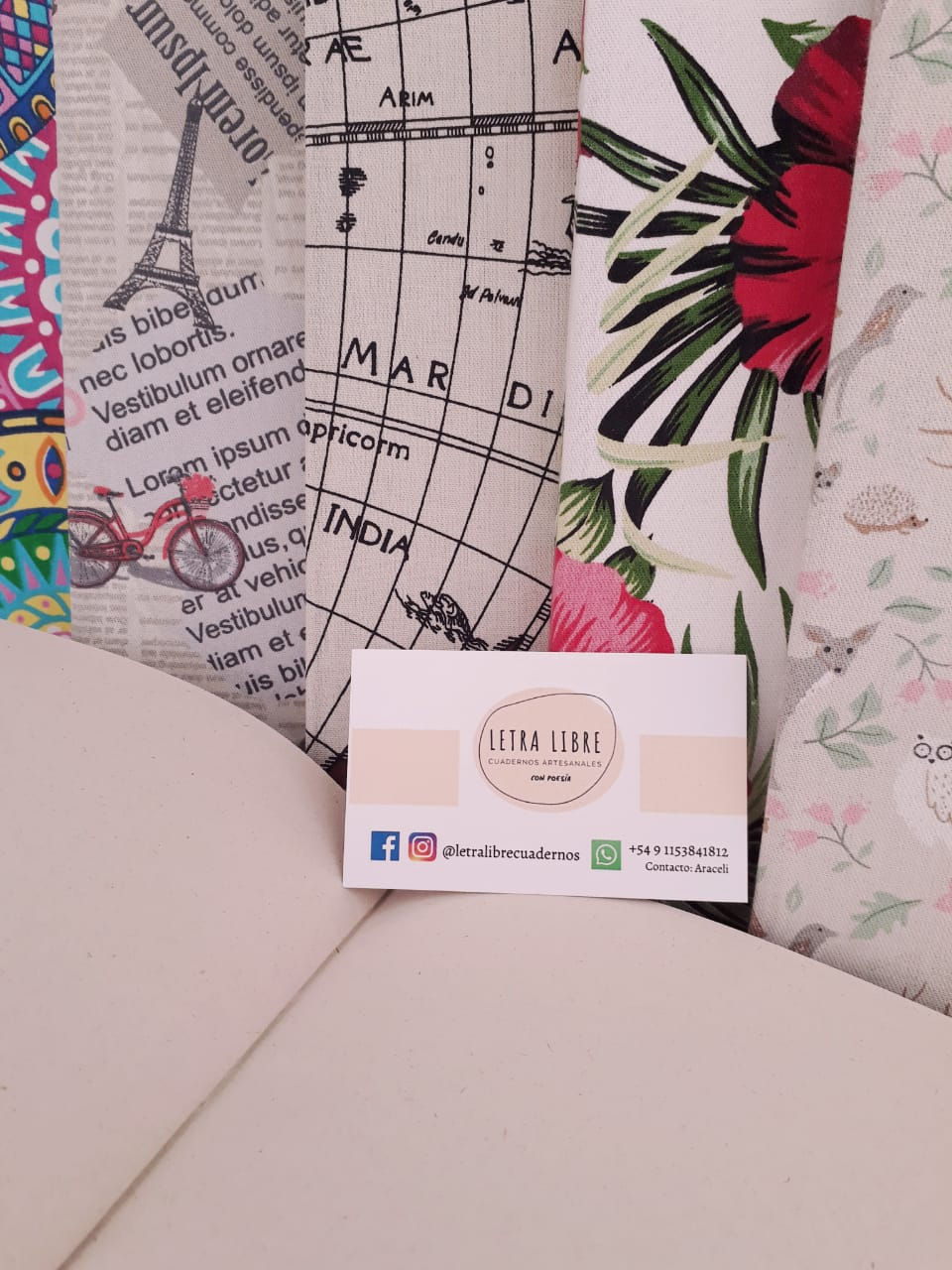 Miniatura: Cuaderno cosido artesanal