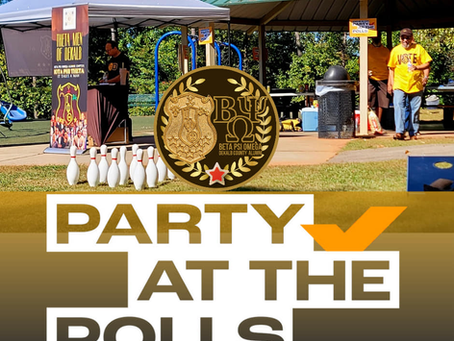The DeKalb Iotas Team Up for Party at the Polls