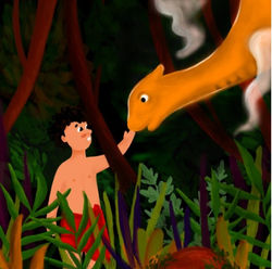 The fantasy beast in the Village