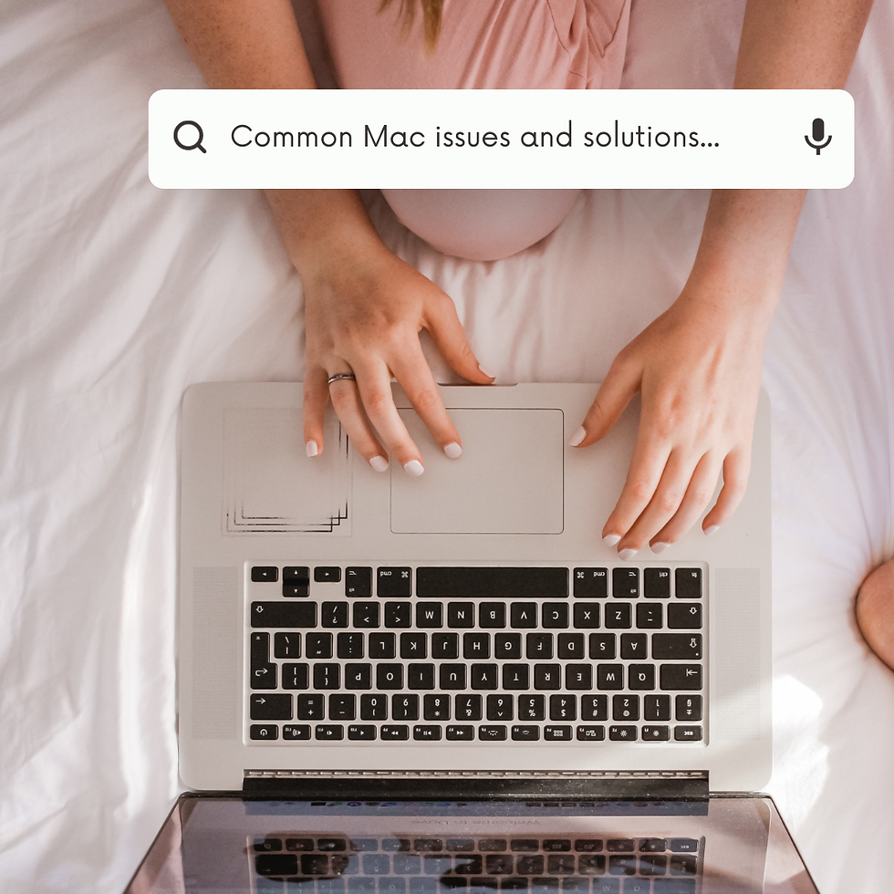 mac issues and solutions