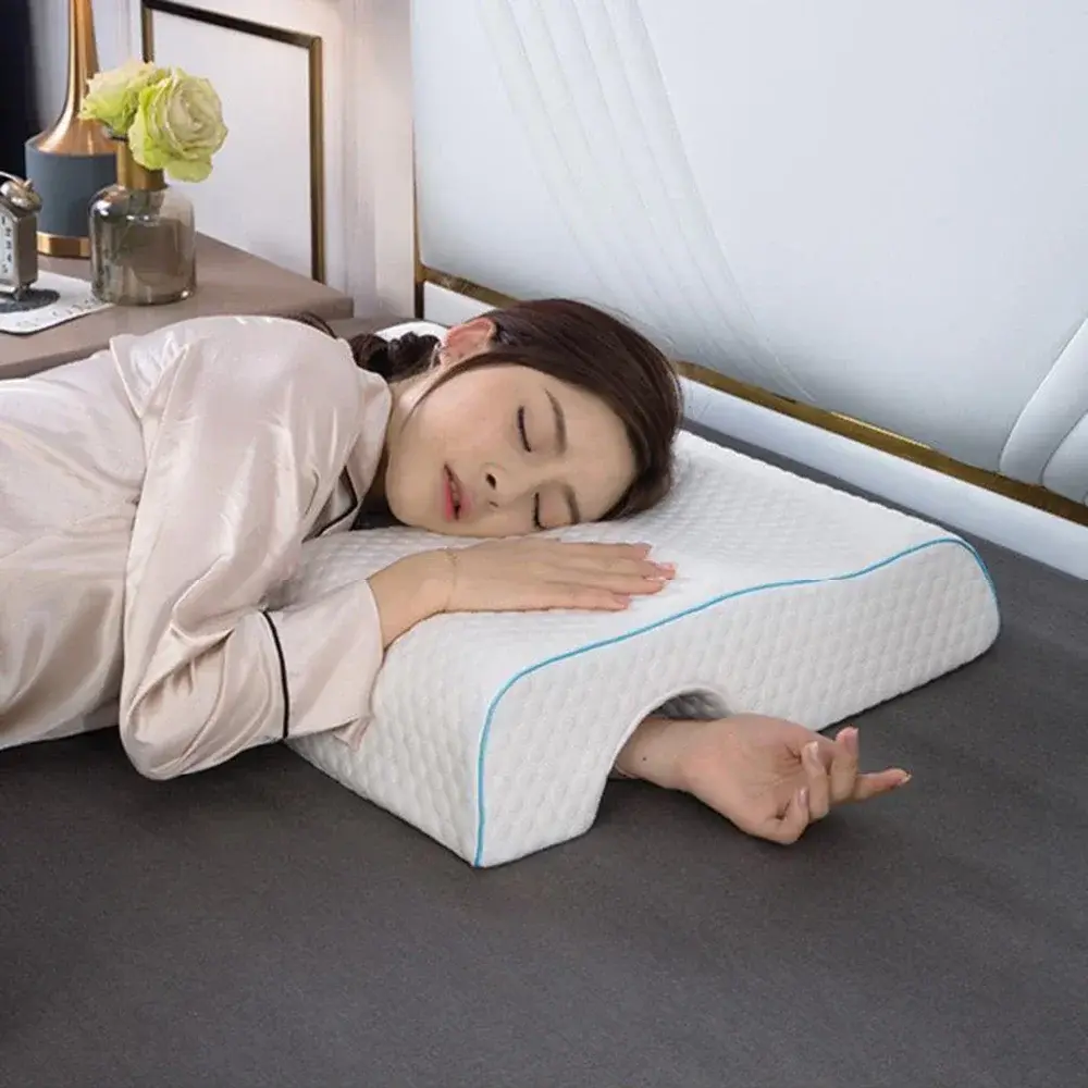 Memory Foam Comfort Hugging Pillow, Anti Hand Pressure Side Sleep