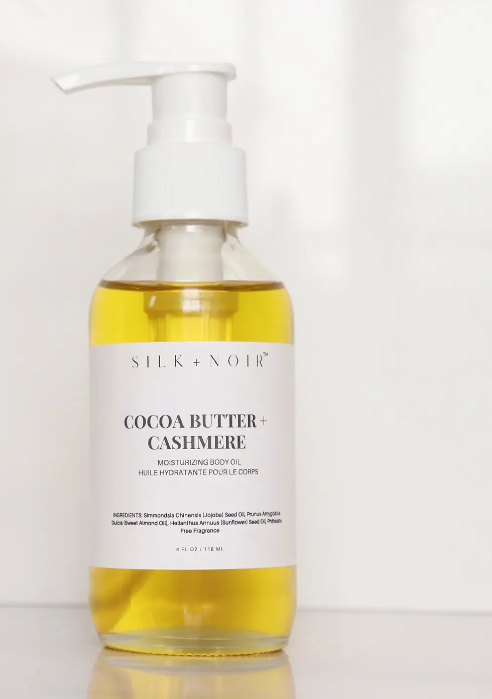 SILK +NOIR- Cocoa Butter + Cashmere Body Oil