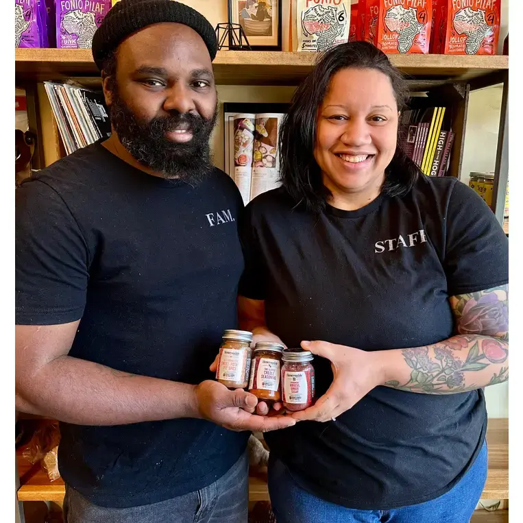 Thumbnail: Honeysuckle Provisions- Hibiscus Ginger Sugar - Single Origin Spice Blend Collab