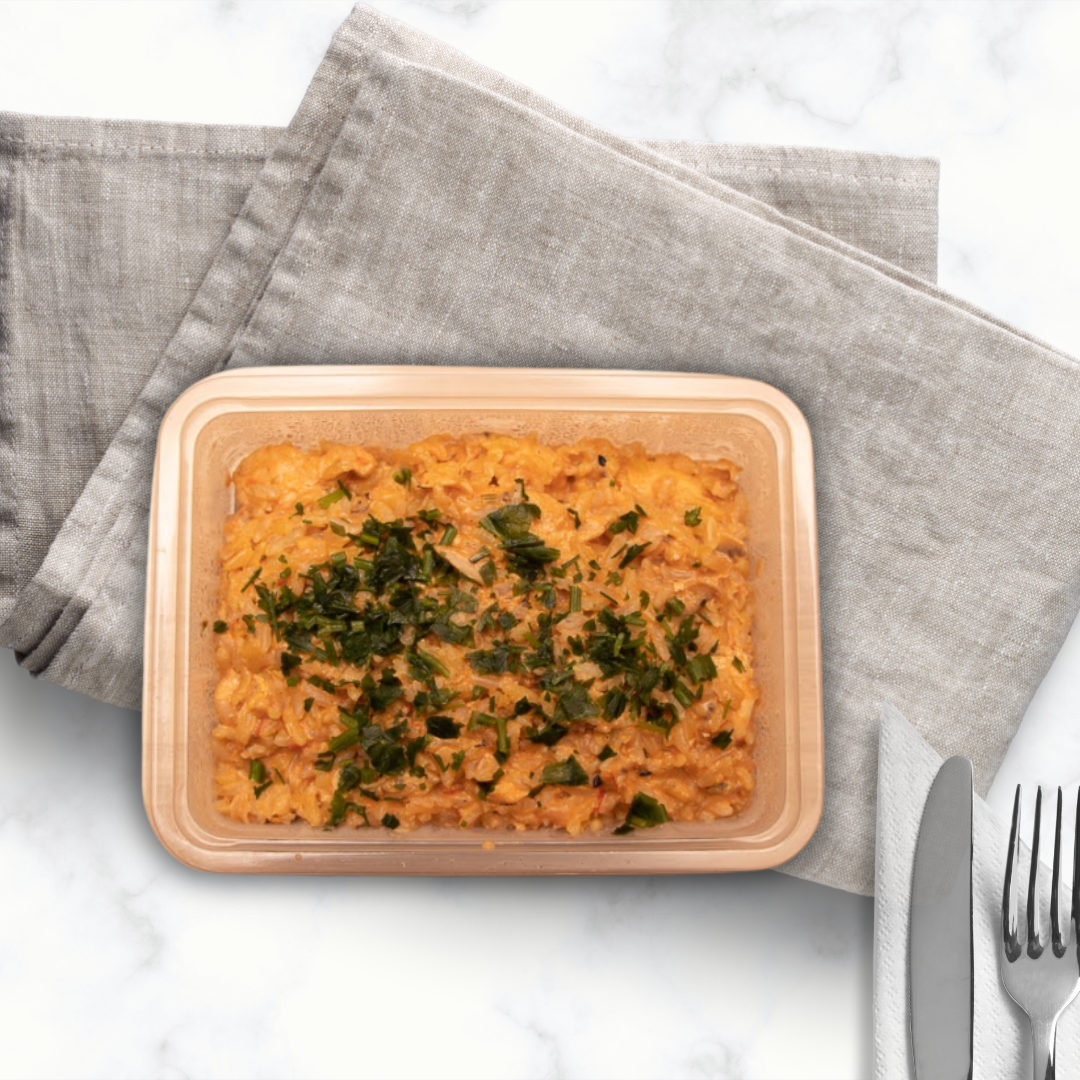 RISOTO INTEGRAL DE FRANGO