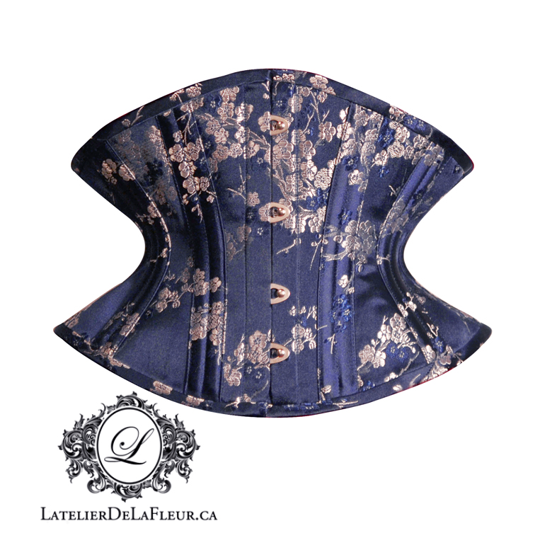 Navy waist cincher