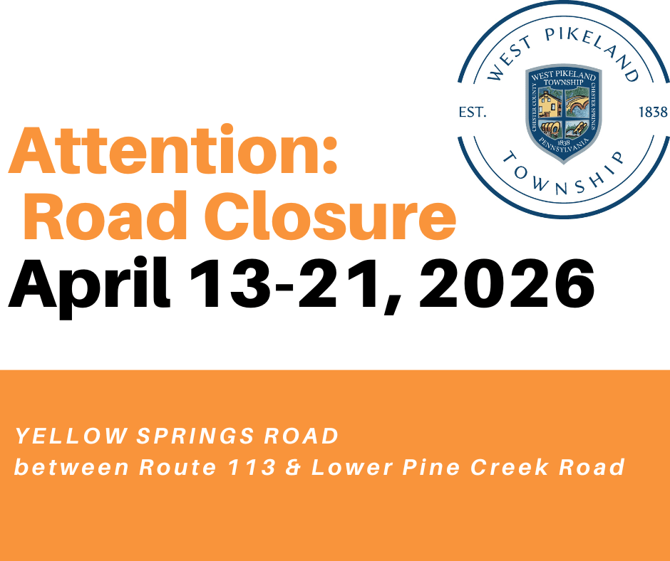 ROAD CLOSURE - Yellow Springs Road