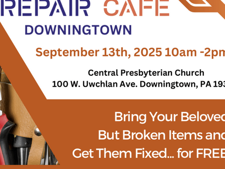 Repair Cafe - September 13, 10am-2pm