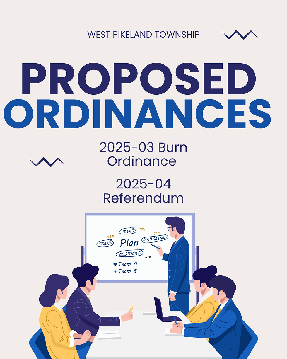Proposed Burn & Referendum Ordinances